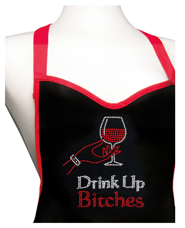 Rhinestone Sweetheart Apron