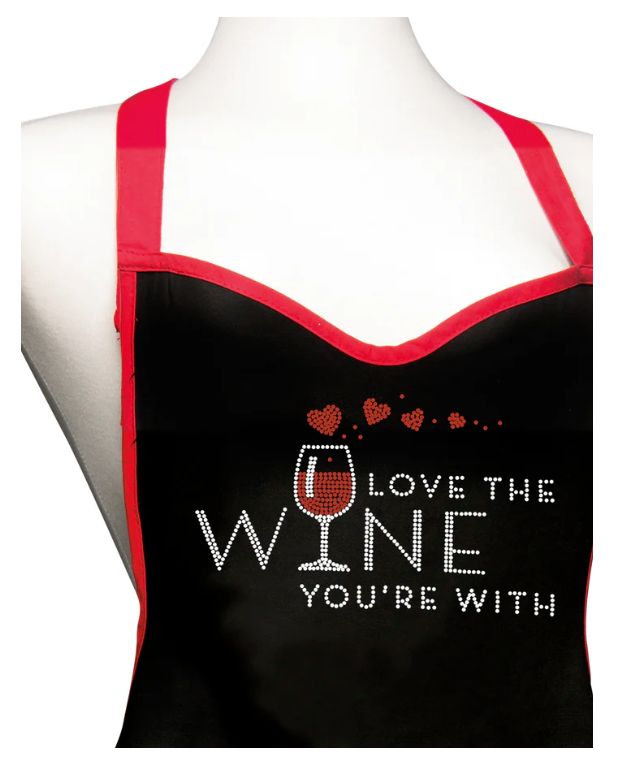 Rhinestone Sweetheart Apron