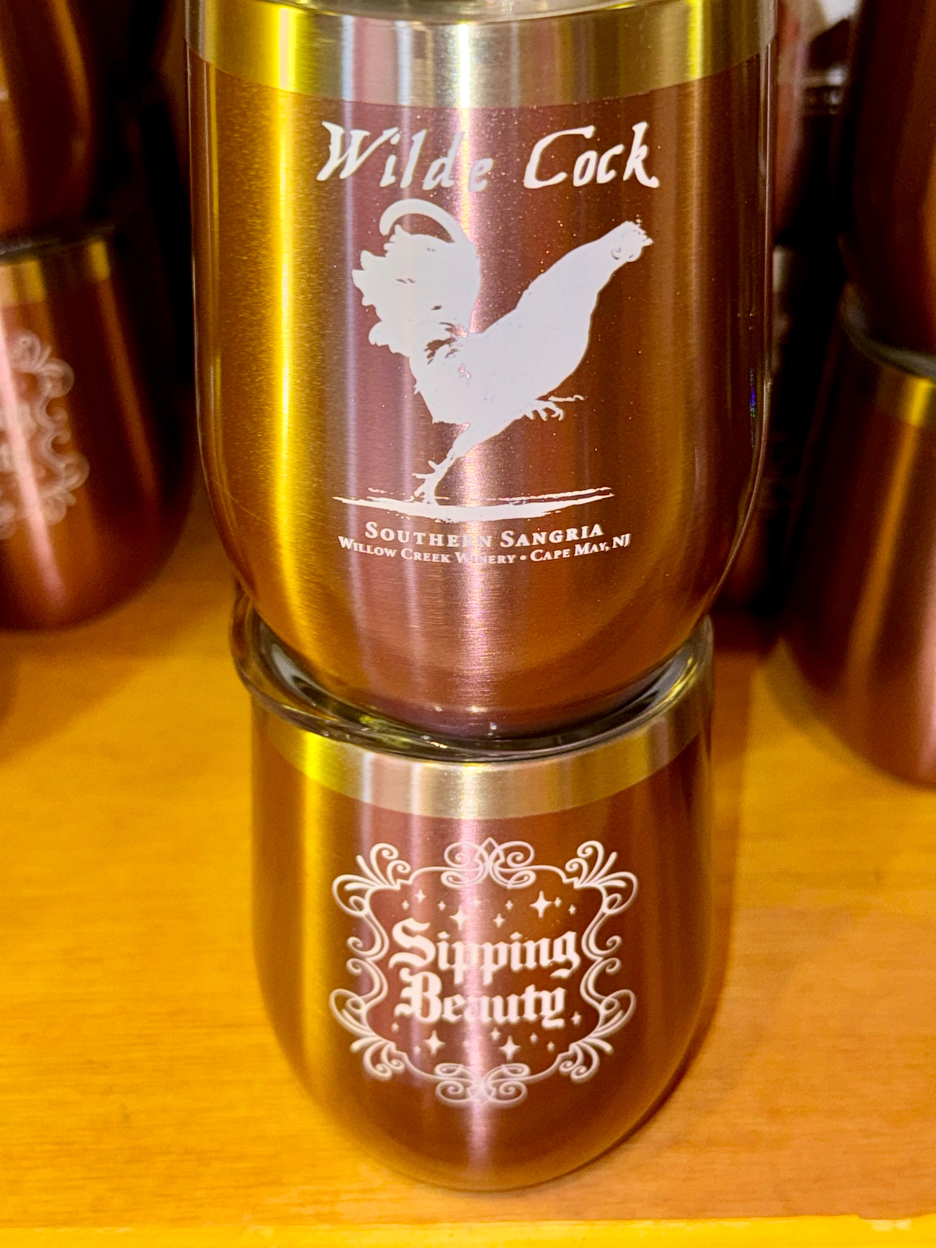 Wilde Cock Logo Tumblers