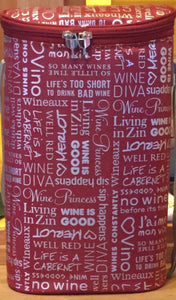 Wine Words 2 Bottle Insulated Bag